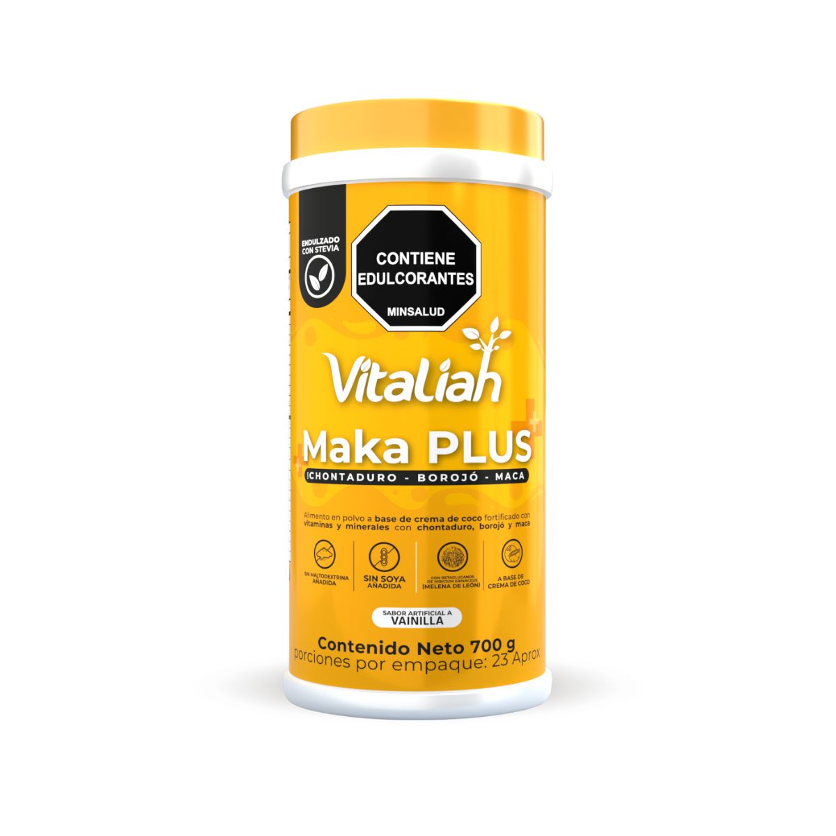 Batido Maka+Plus con Maca + Chontaduro + Borojó - 700 g