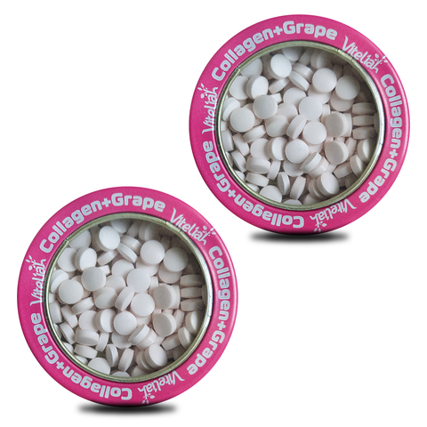 Image of Mentas Masticables de Colágeno + Uva Liofilizada con Stevia