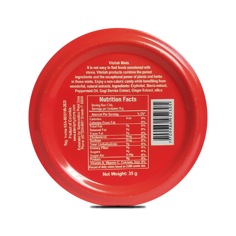 Image of Mentas Masticables Goji + Jengibre