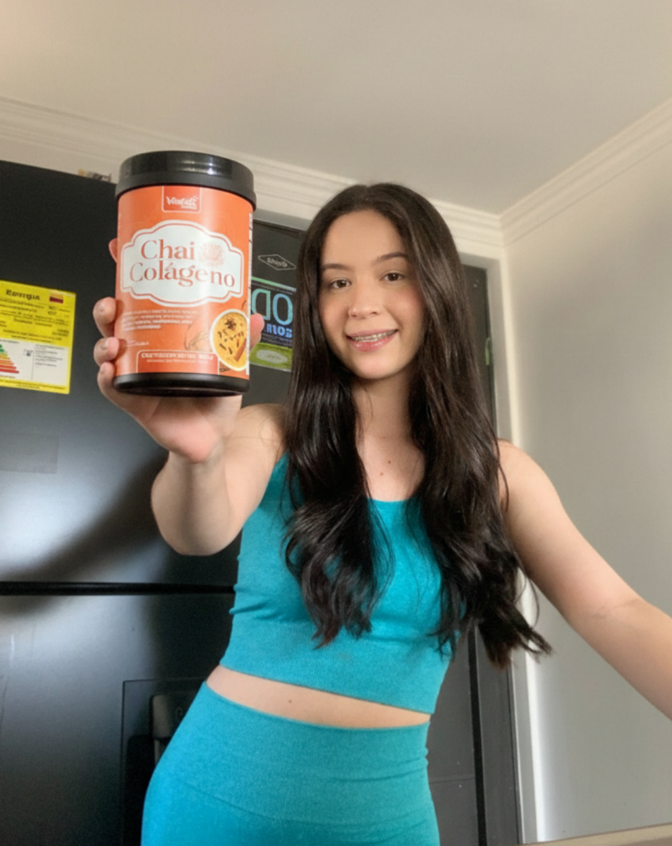 Reseña Te chai con colágeno que te ayuda a tener energía y contribuye al cuidado de piel cabello uñas y articulaciones