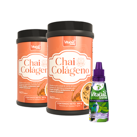 Chai Colágeno x2 + Gotero stevia Gratis