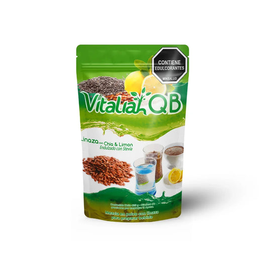 Fibra QB Linaza + Chia + Limon Doypack - 425 g