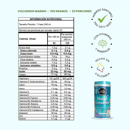 Batido Colágeno Marino Hidrolizado - 700 g