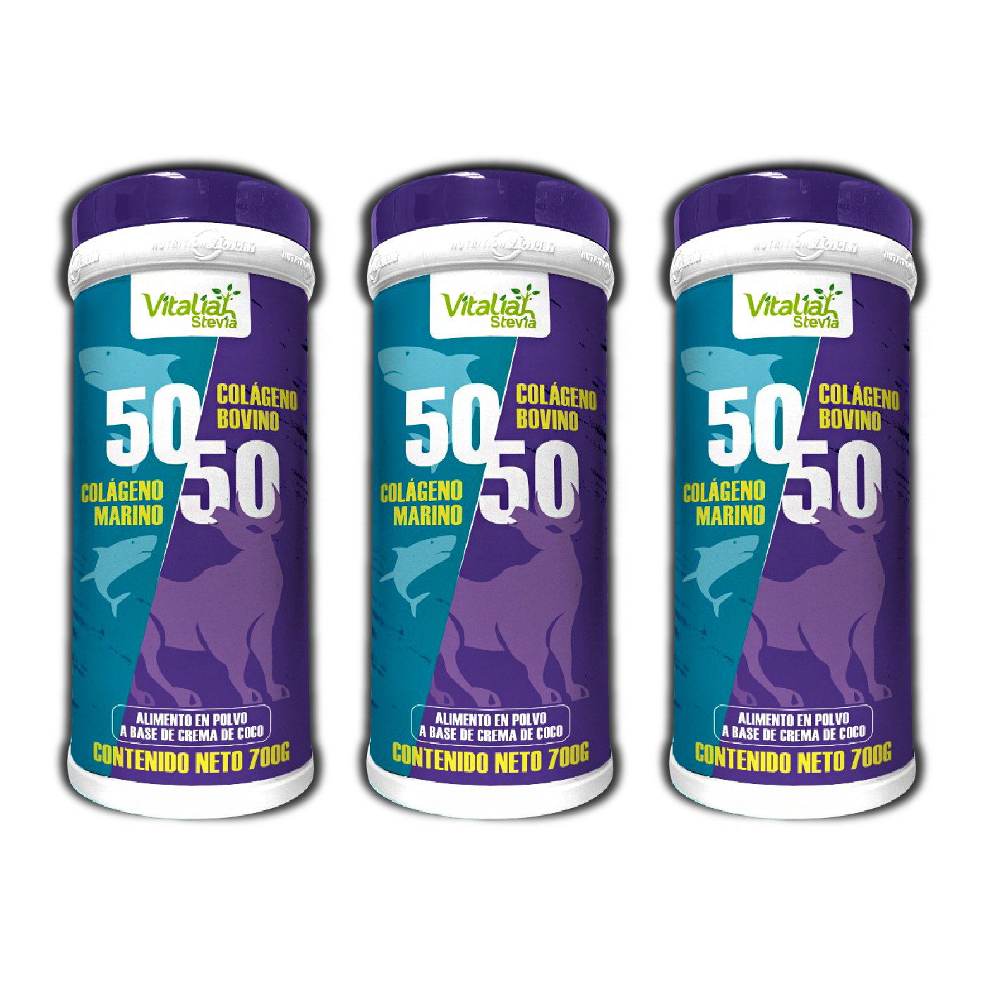 Colágeno 50% Bovino y 50% Marino