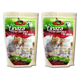 Linaza más Flor de Jamaica & Té Verde