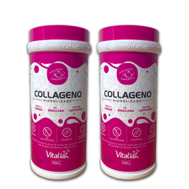 Colágeno - Colágeno hidrolizado - 2 de Fresa + 2 Mentas Colágeno