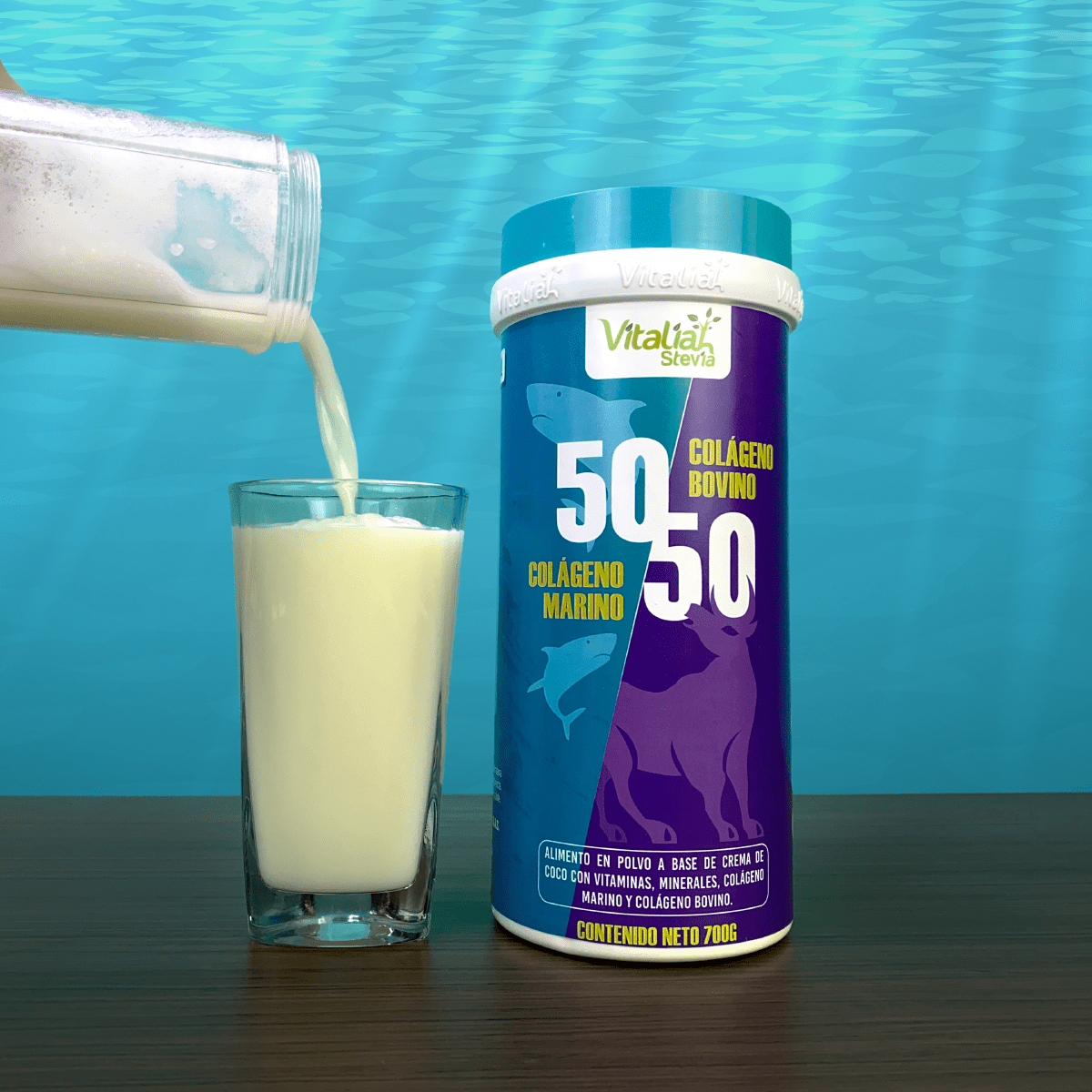 Colágeno 50% Bovino y 50% Marino